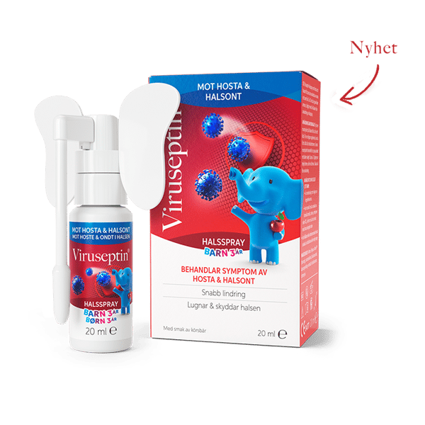 Viruseptin® Halsspray mot hosta och halsont för barn