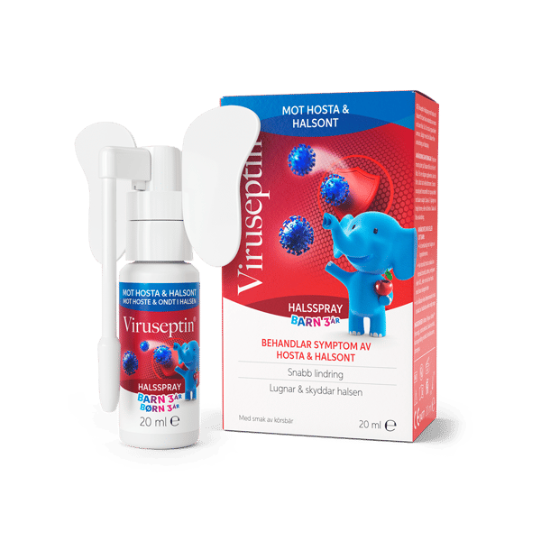 Viruseptin® Halsspray mot hosta och halsont för barn