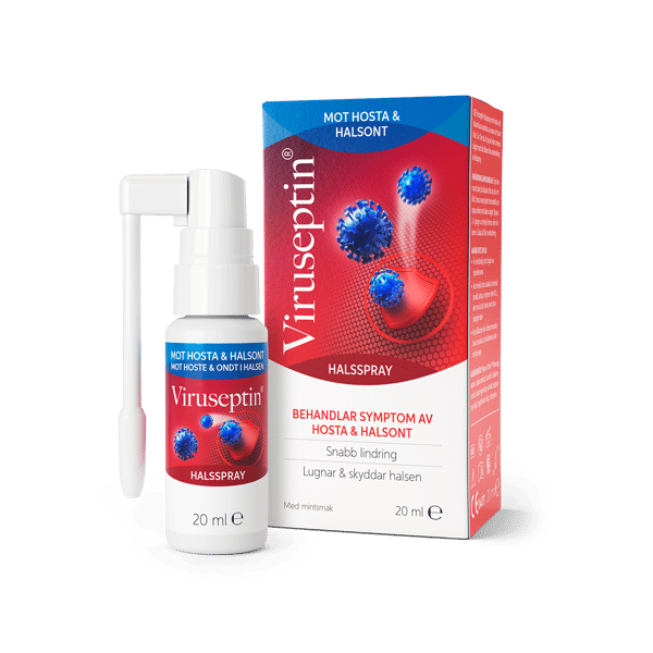 Viruseptin® Halsspray mot hosta och halsont